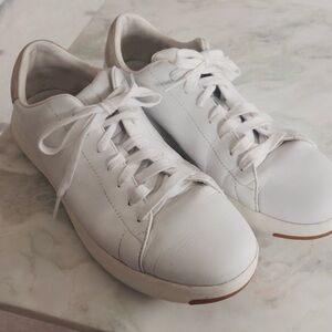 Cole Haan Grandpro Men’s White Leather Sneakers Size 9.5
